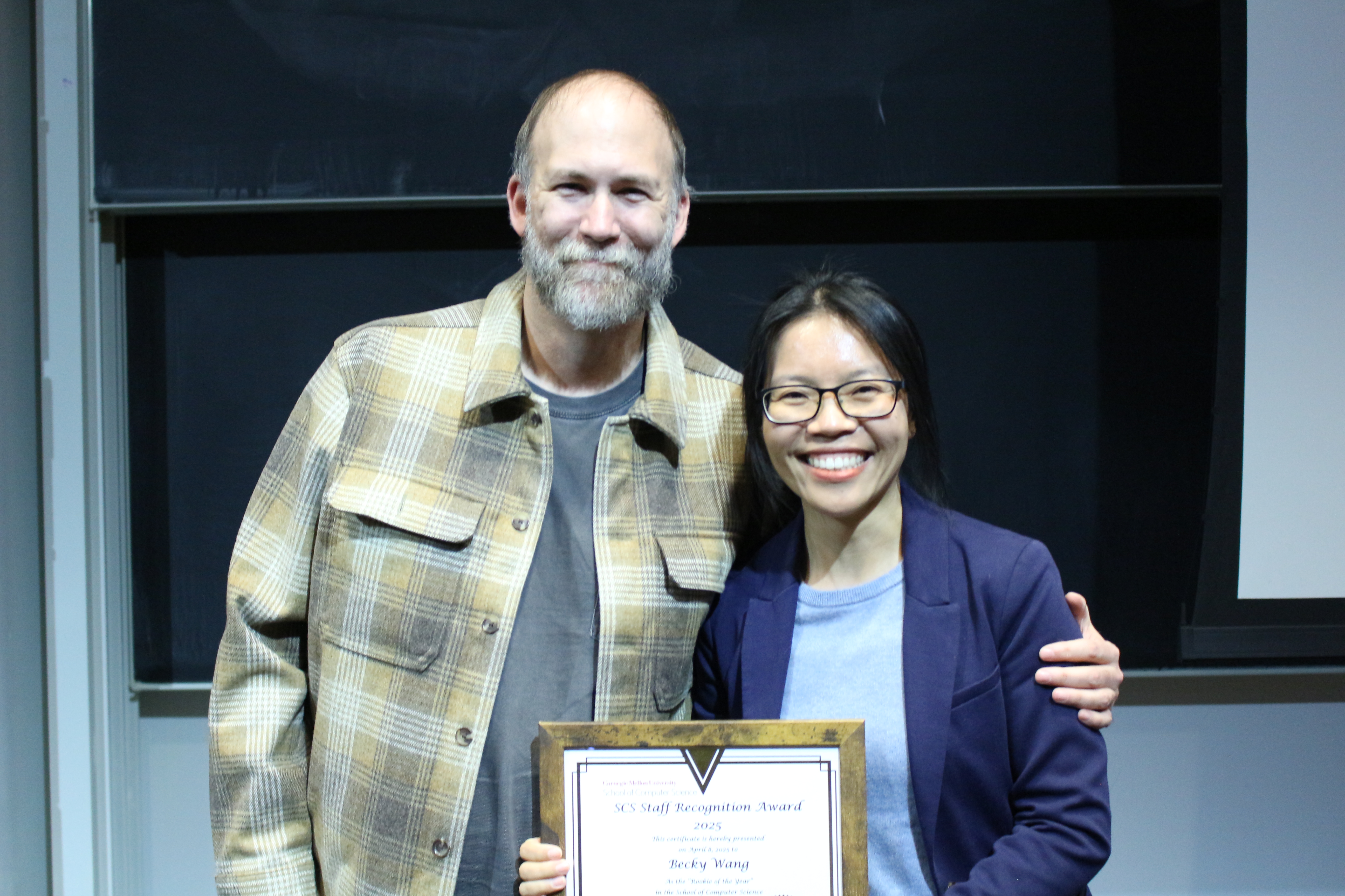 Becky Wang and Geoff Kaufman