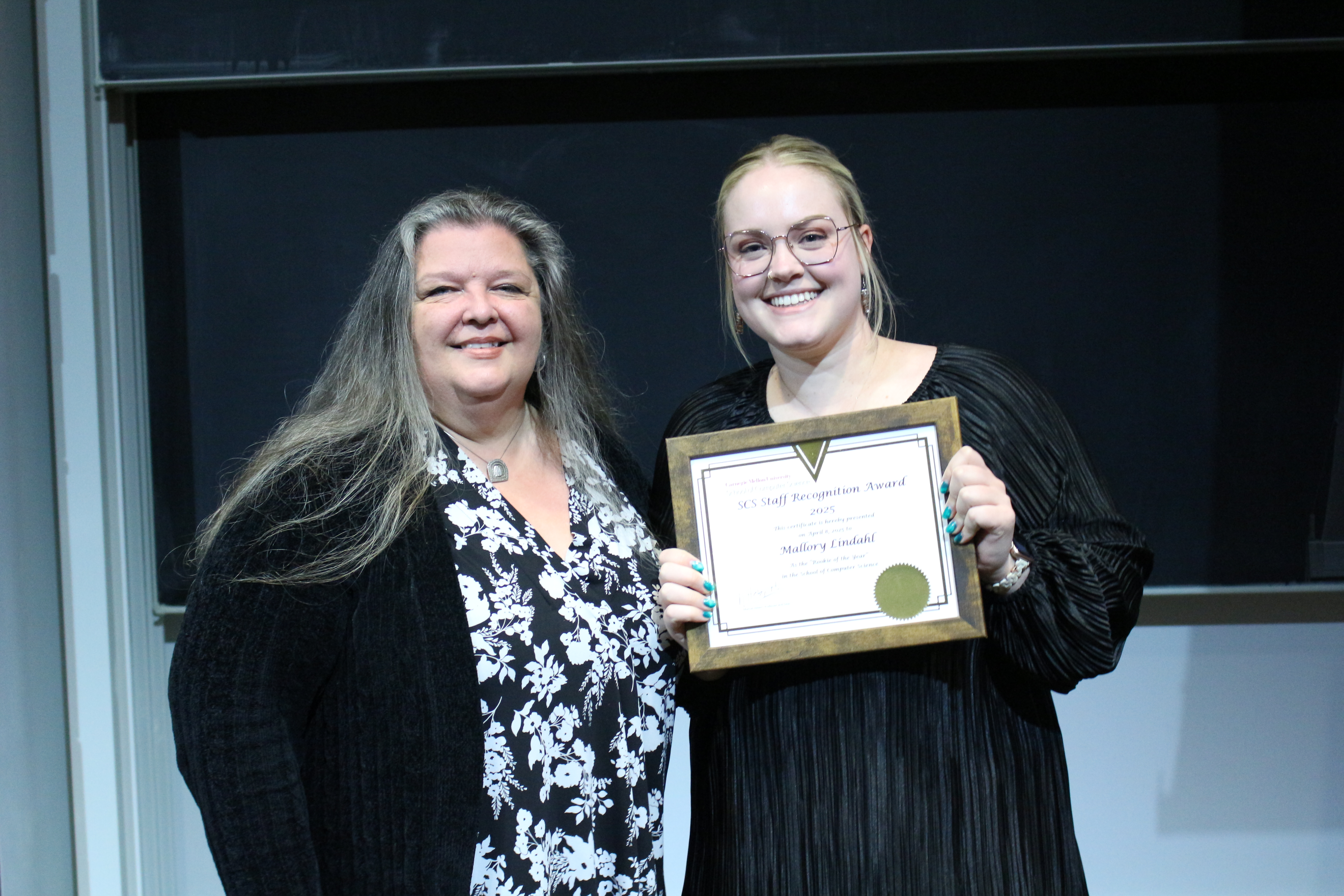 Mallory Lindahl and Deb Tobin